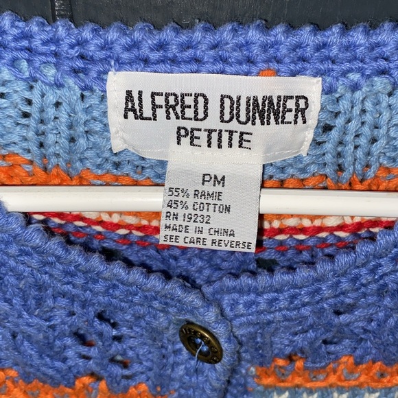 Vintage Alfred Dunner Knitted Cardigan - Picture 9 of 10